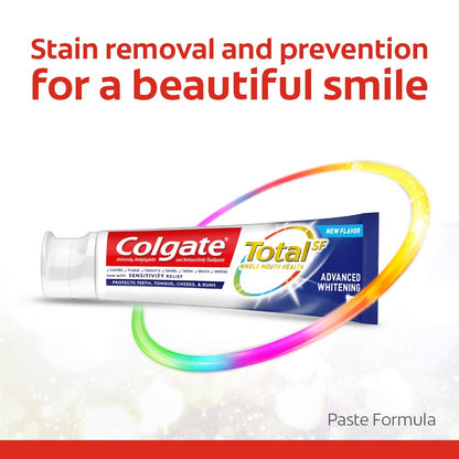Colgate Total Whitening Toothpaste – Advanced Whitening (5.1 oz)