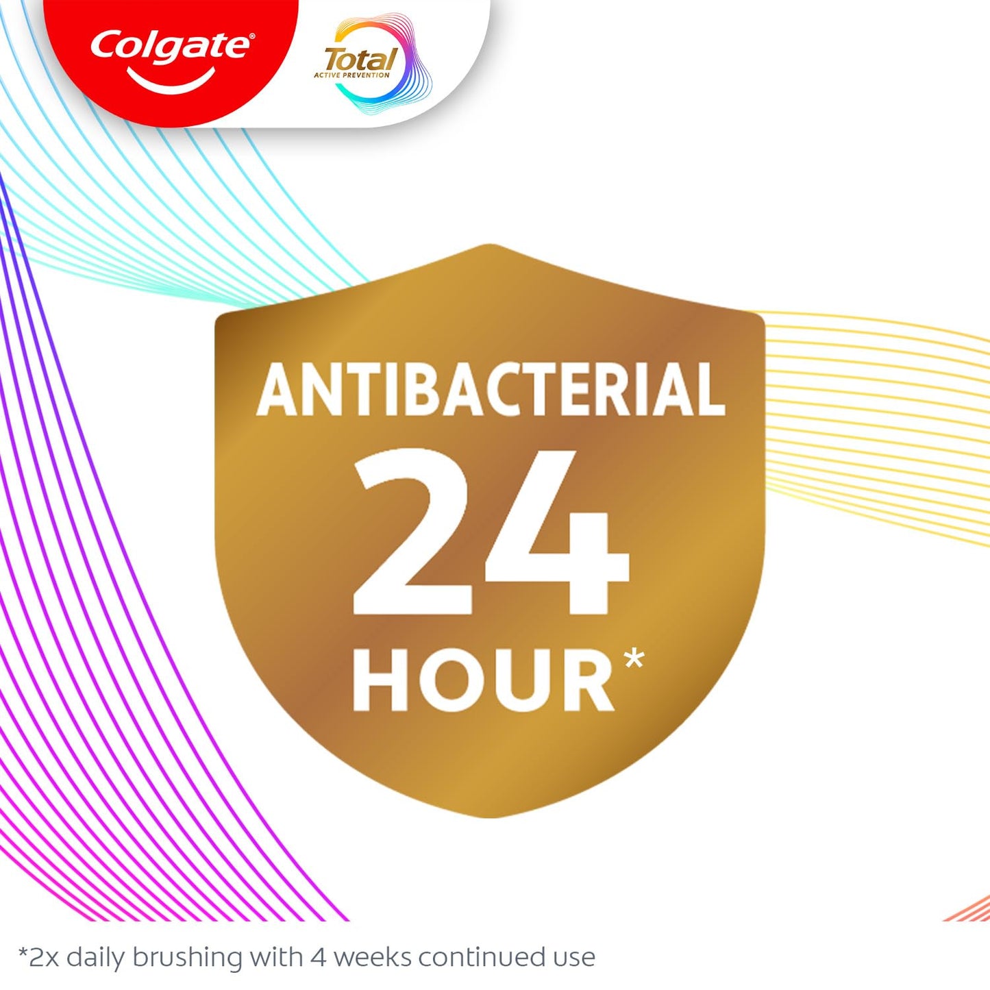 Colgate Total Whitening Toothpaste 24 Pack – Fresh Breath, Whiter Teeth, Sensitivity Relief