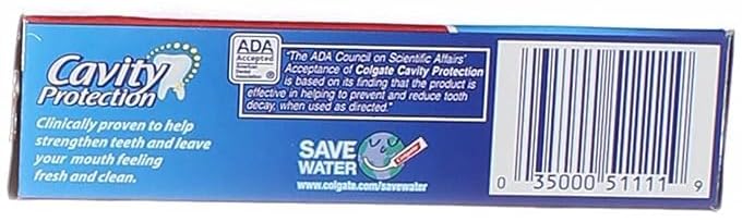 Colgate Cavity Protection Toothpaste – Great Regular Flavor, Travel Size 1 oz (28g) – Pack of 10