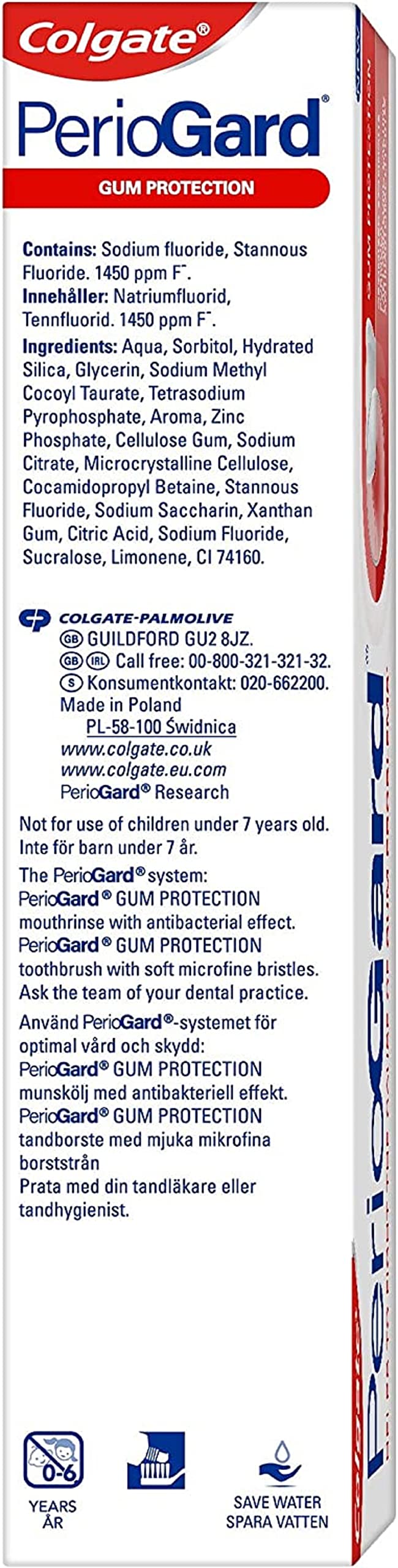 Colgate PerioGard Gum Protection Toothpaste 90g & Mouthwash 250ml – Dual Active Formula for Healthy Gums