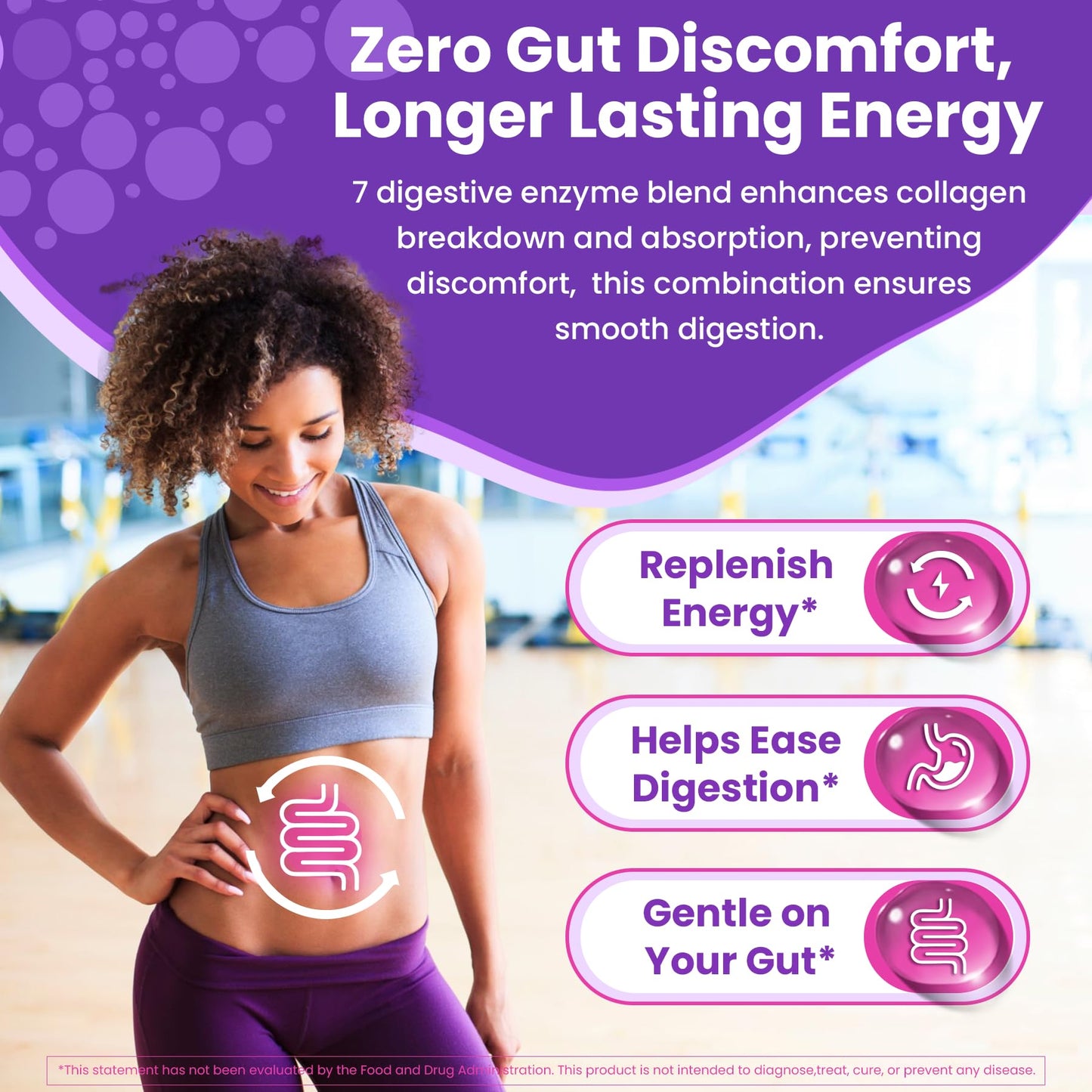 Collagen Gummies 3000mg for Women & Men - Multi-Collagen I-VX, Sugar Free
