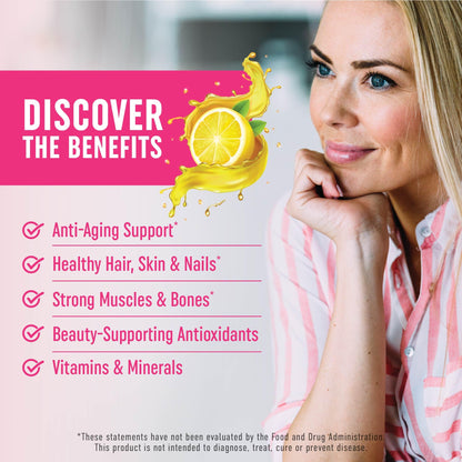 Collagen Gummies for Women – 200 mg Collagen + 2500 mcg Biotin, Vitamin C/E/Zinc | 60 Count | Non-GMO