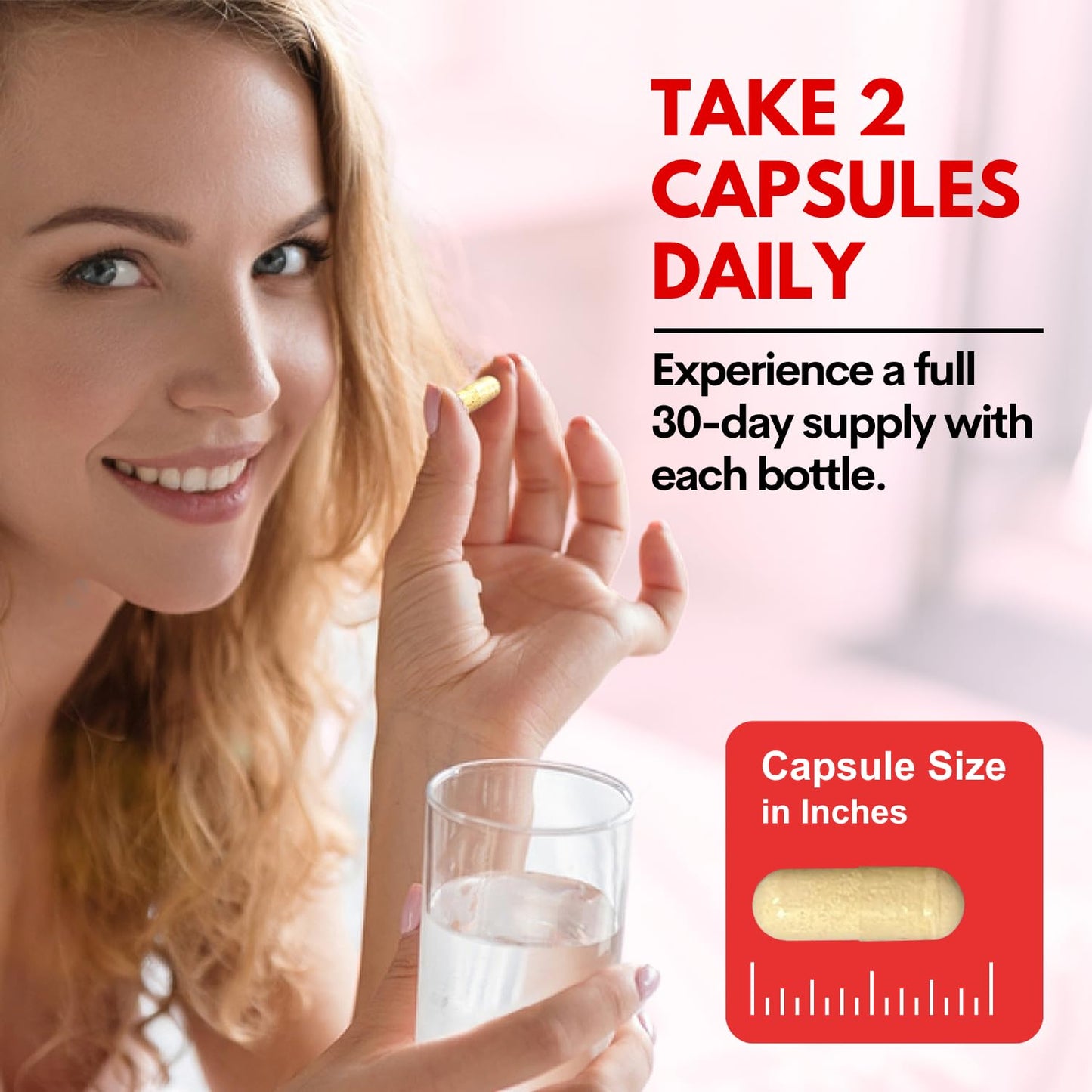 B12 25,000 mcg Complex with Hyaluronic Acid, Collagen & Folate – 60 Caps | USA Made