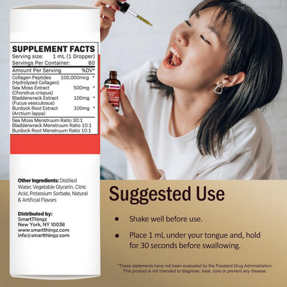 Collagen Mojo – Liquid Collagen for Women & Men | 100,000mcg, Hair, Skin, Nails, Joints