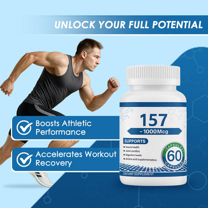 Collagen Peptide Capsules 157 – 1000mg Amino Acids Supplement for Muscles & Gut