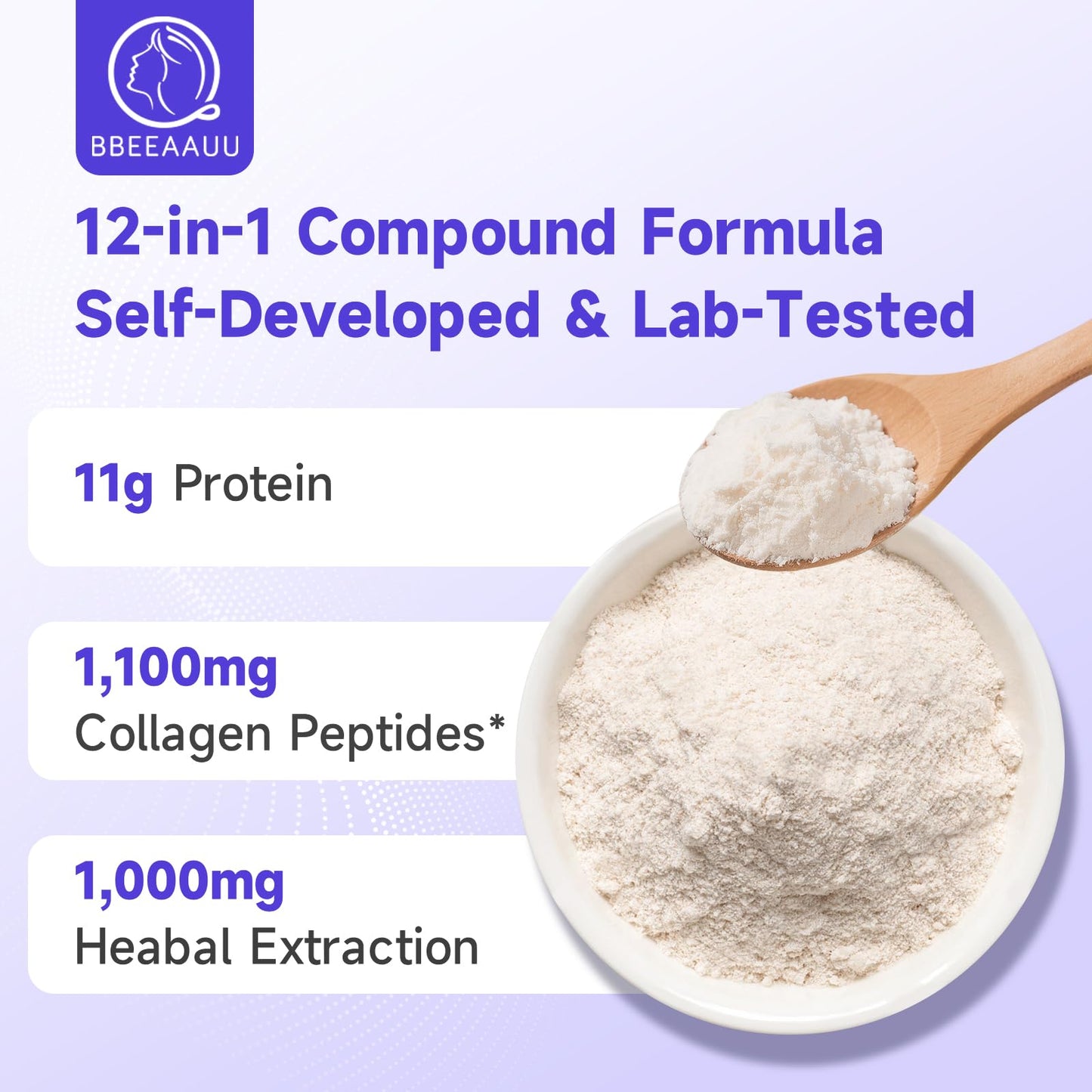 Collagen Peptides Powder for Women - Night Repair Marine Type I Soursop 450g / 16oz