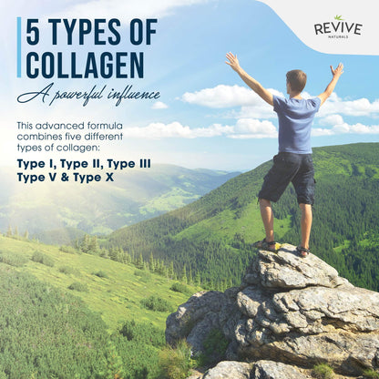 Multi Collagen Protein Powder Packets – Types I, II, III, V & X | Grass-Fed Bovine, Wild-Caught Fish, Free-Range Chicken & Eggshell Collagen | Non-GMO, Halal | 10g per Scoop | 20 Packets