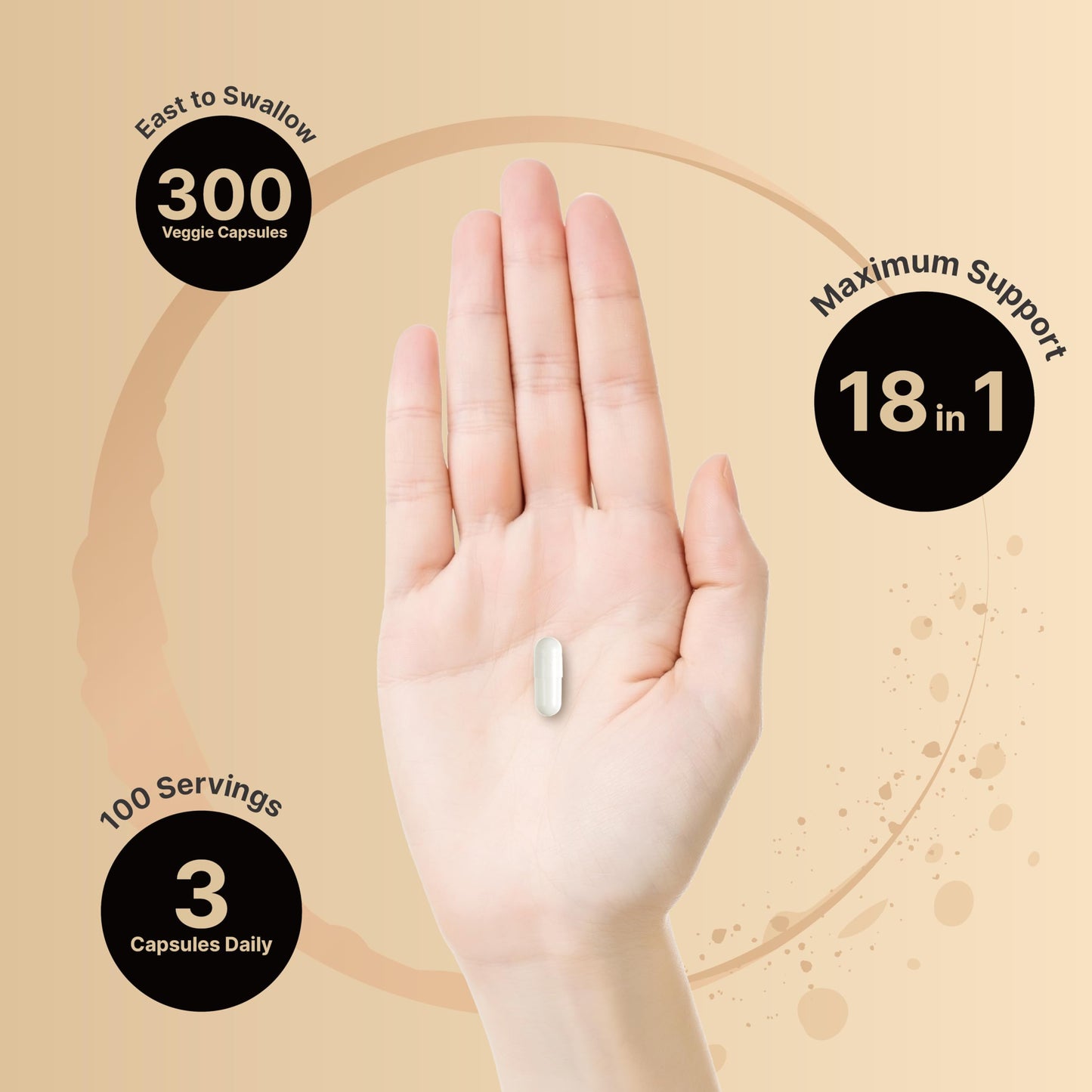 NatureBell Multi Collagen Complex – 300 Capsules, 5 Types + Hyaluronic Acid