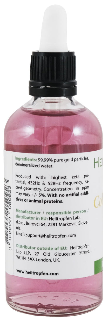 Colloidal Gold 10 ppm – 100 ml (3.4 fl oz) | Heiltropfen®