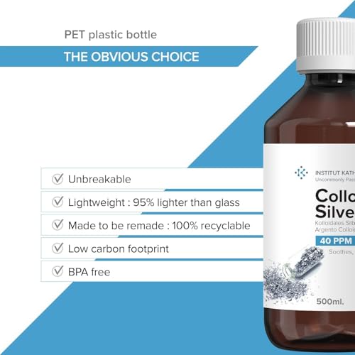Colloidal Silver Spray 3.4 fl oz – Bioactive Hydrosol Silver Water, 40 PPM Ionic Minerals