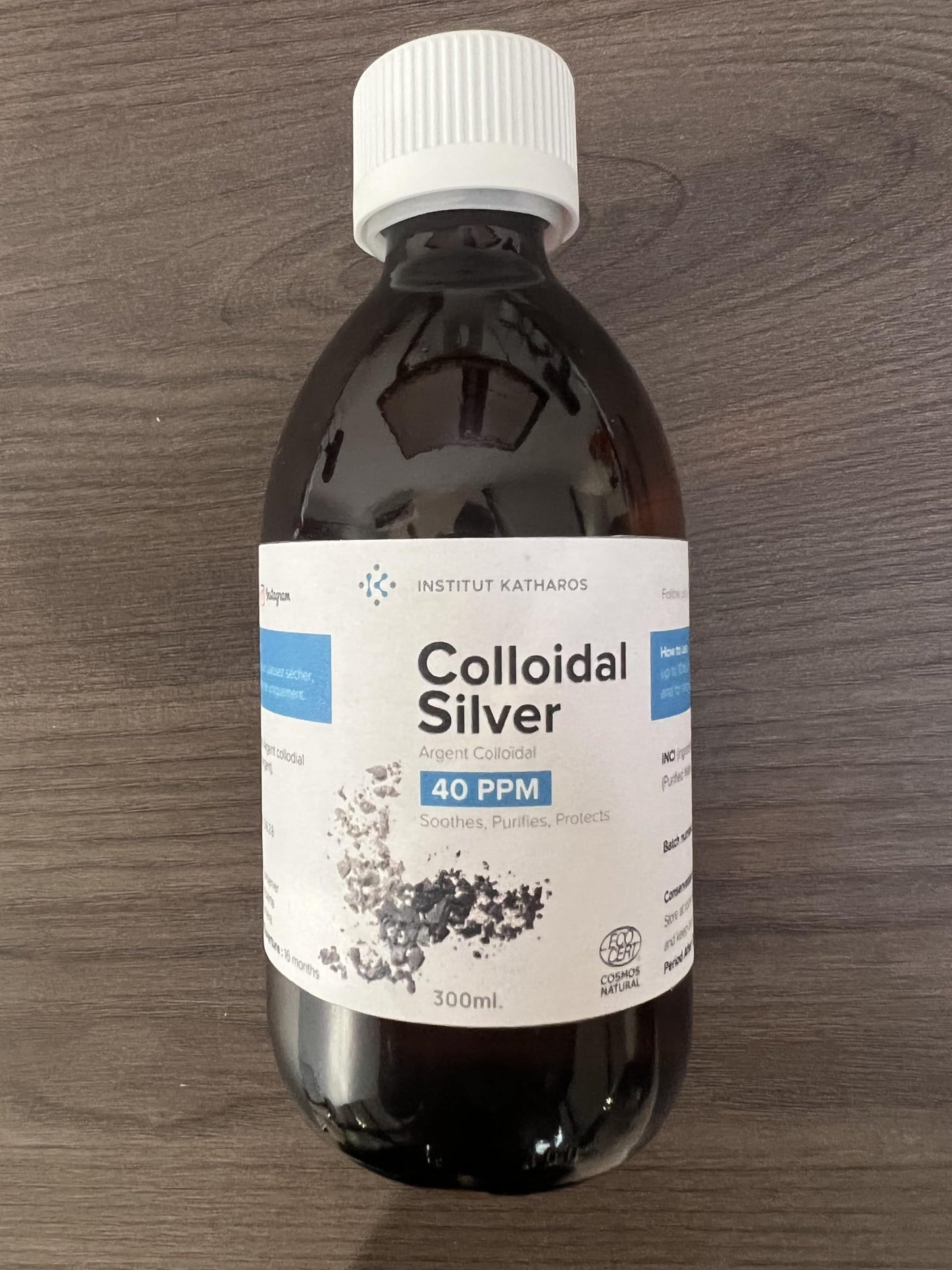 Colloidal Silver Liquid 10 fl oz & Spray | Bioactive Hydrosol Silver Water 40 PPM