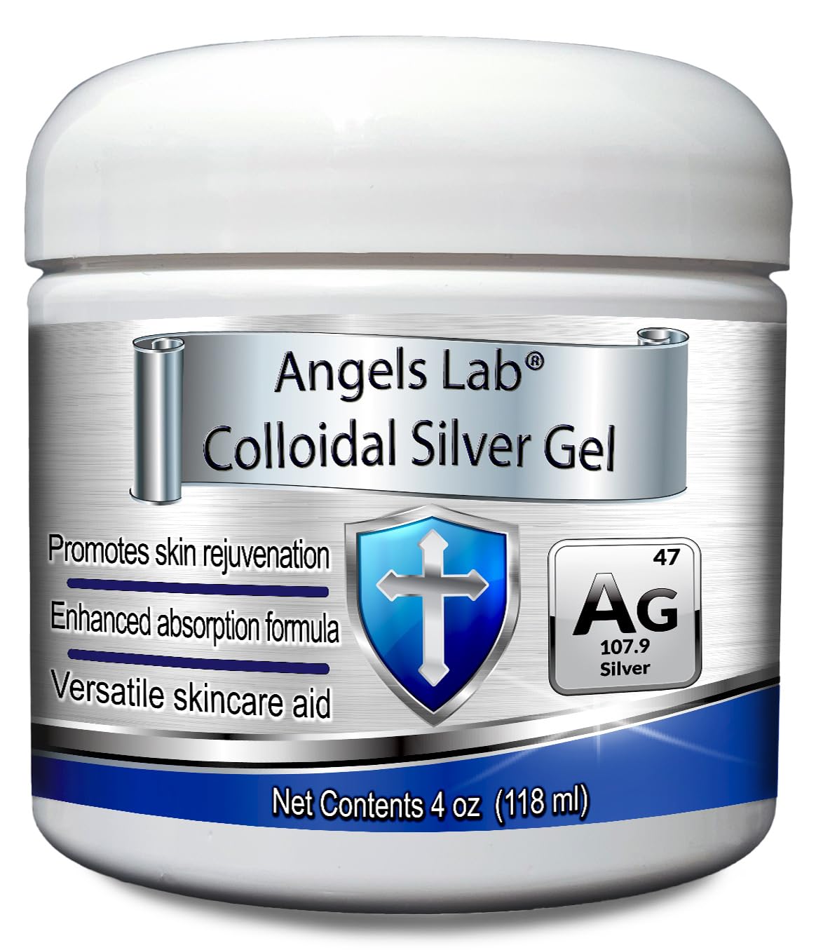 Colloidal Silver Gel - 4 oz | Premium Skincare with 99.99% Pure Silver