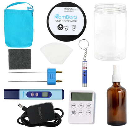 Colloidal Silver Generator Kit MAX – 99.99% Ag Rods, TDS Meter, Impure Water Indicator