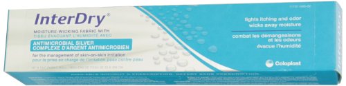 Coloplast InterDry Ag Roll 10 x 144 — Sterile Moisture-Wicking Fabric with Silver