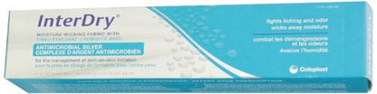 Coloplast InterDry Ag Roll 10 x 144 — Sterile Moisture-Wicking Fabric with Silver