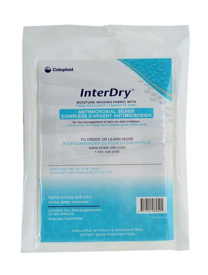 Coloplast InterDry Textile with Antimicrobial Silver – 10x36 in