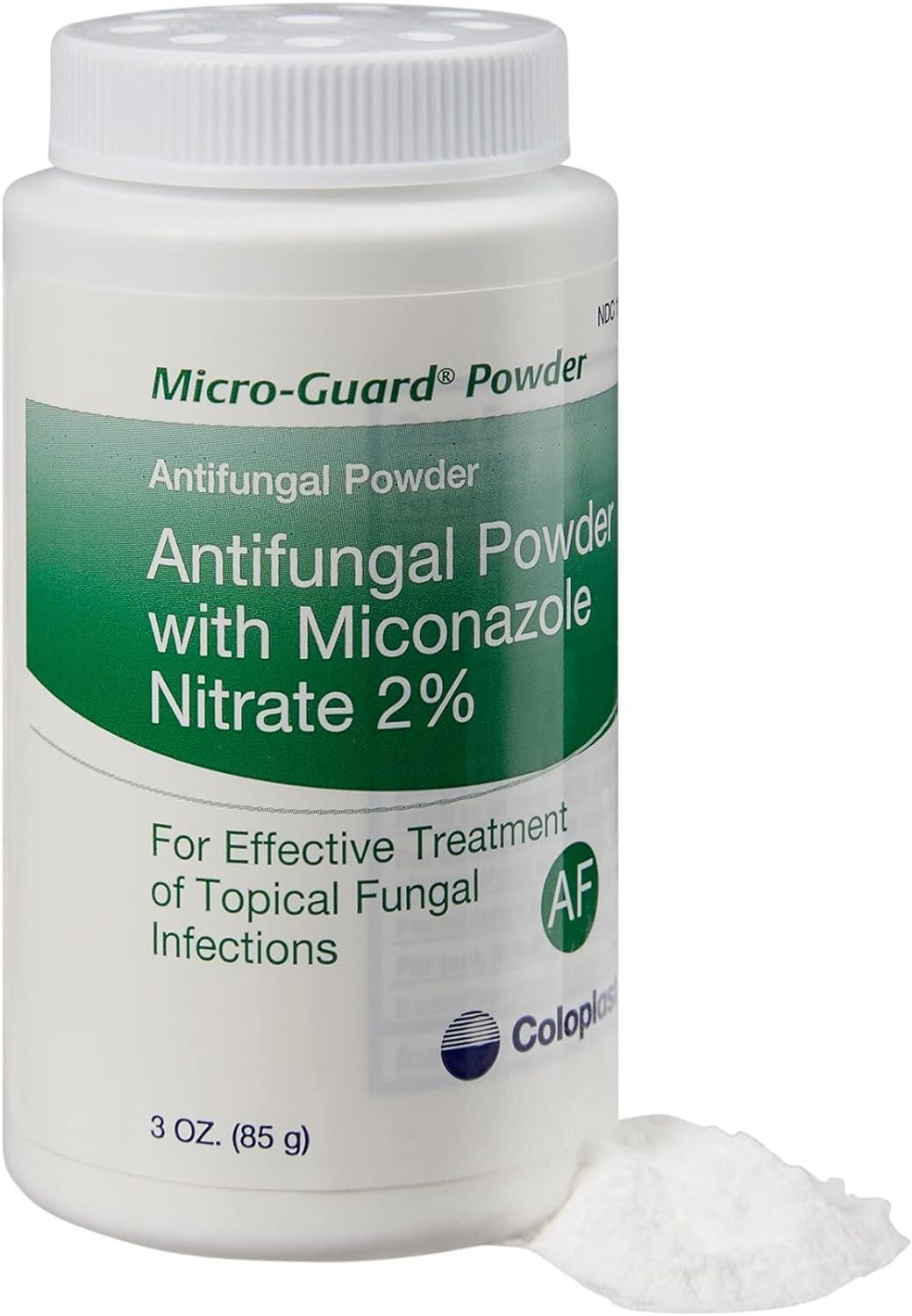 Coloplast Micro-Guard 2% Miconazole Nitrate Powder – 3 oz Shaker Bottle