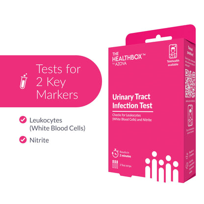 Urinary Health Test Strips – At-Home Wellness Kit for Men, Women & Children | 2-Minute Results | Non-Invasive | 3 Tests | HSA/FSA Eligible by AZOVA
