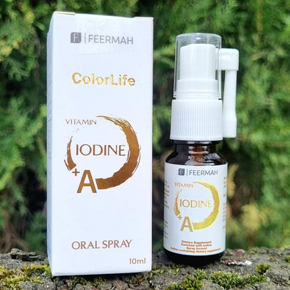 Colorlife Vitamin A + Iodine Spray – Thyroid Support, Energy & Immunity