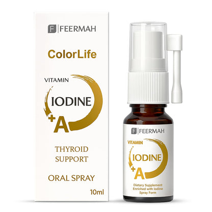 Colorlife Vitamin A + Iodine Spray – Thyroid Support, Energy & Immunity
