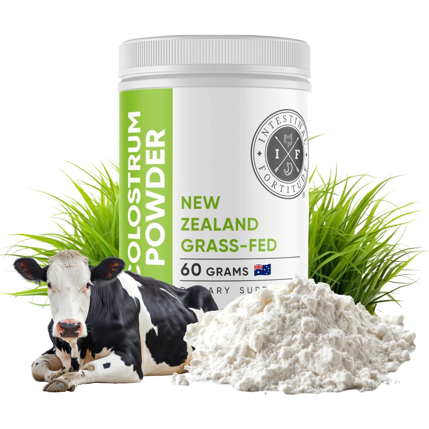 Colostrum Powder - Grass-Fed NZ Cows | 60g | Gut Health & Immunity