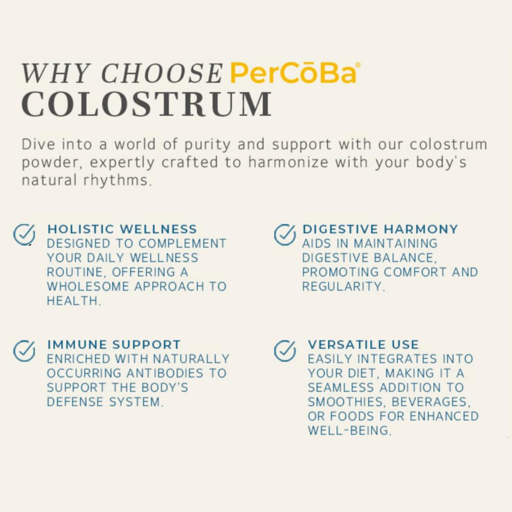Colostrum Supplement for Gut Health and Immunity - USA Made, 83 Servings