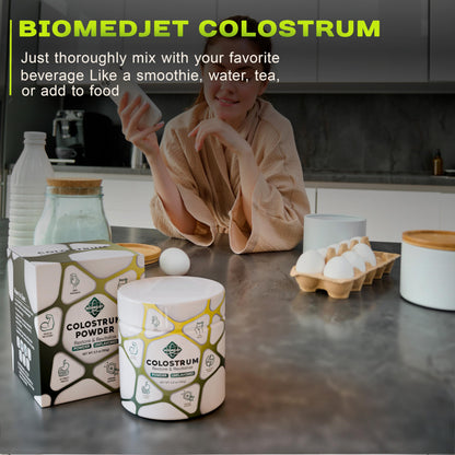 Colostrum Supplement Powder-for Immune Support, Gut Health-Muscle Recovery & Wellness-Natural IgG-Pure Whole Bovine Superfood-Unflavored-75 Servings