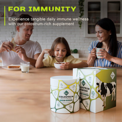 Colostrum Supplement Powder-for Immune Support, Gut Health-Muscle Recovery & Wellness-Natural IgG-Pure Whole Bovine Superfood-Unflavored-75 Servings