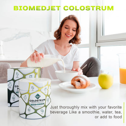 Colostrum Supplement Powder-for Immune Support, Gut Health-Muscle Recovery & Wellness-Natural IgG-Pure Whole Bovine Superfood-Unflavored-75 Servings