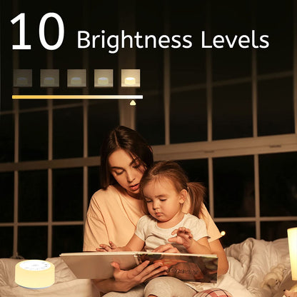 ColourNoise Sound Machine – 12 Night Light Colors, 30 Soothing Sounds, Portable for Home, Travel & Office