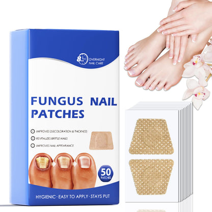 Comfort Toenail Fungus Patches - Extra Strength Hydrogel Overnight Nail Repair (50 Pcs)