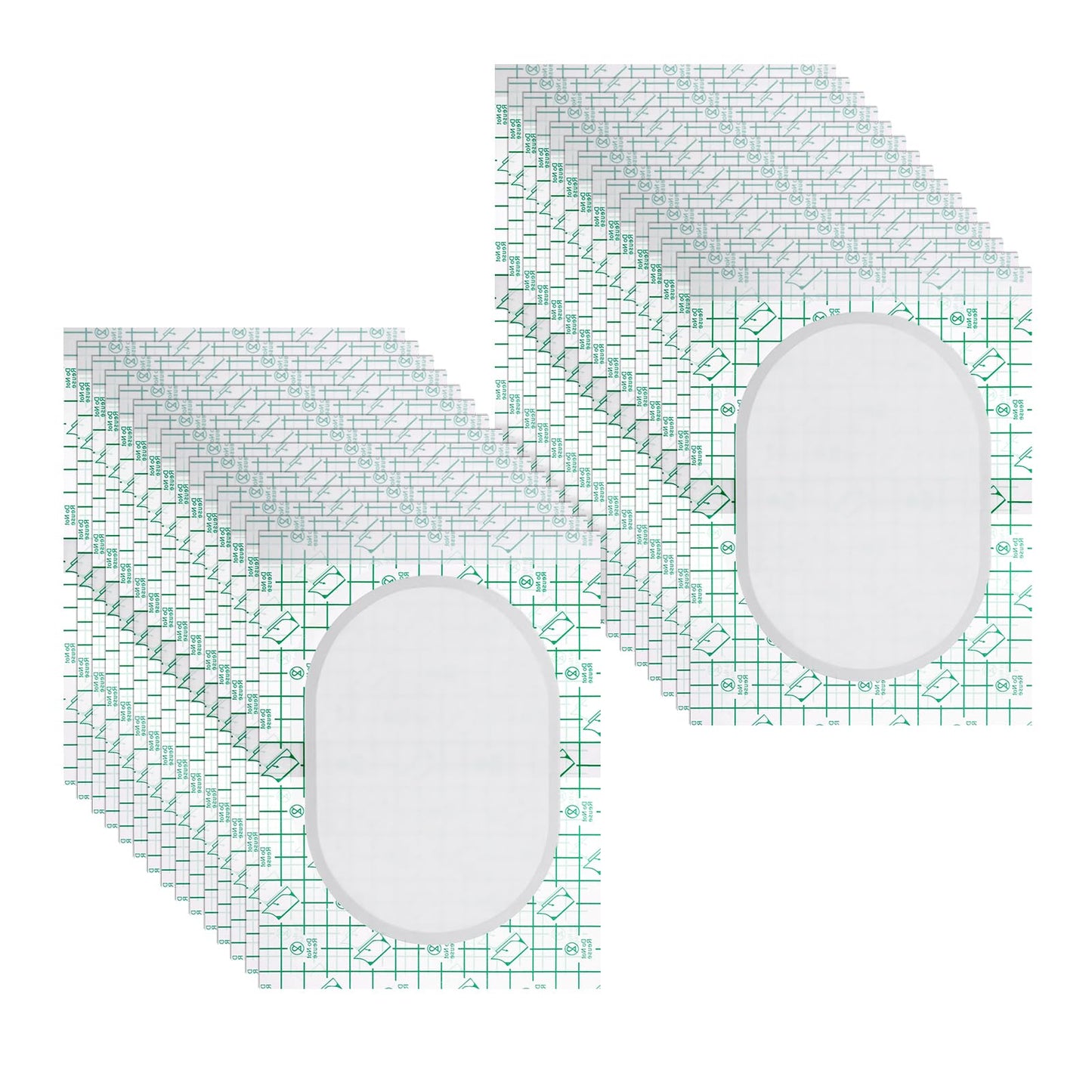 COMNICO 30PCS Castor Oil Pack Wrap – Disposable Self-Adhesive Patch 8x6 in