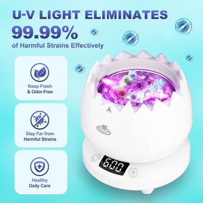 Ultrasonic Retainer Cleaner 45kHz – Denture & Aligner Cleaning Machine