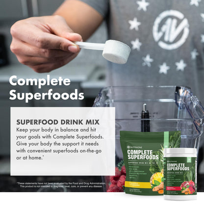 Complete Superfoods Multivitamin with Greens & Reds – Raspberry Pomegranate, 30 Stick Packs