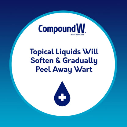 Compound W Maximum Strength Wart Remover – Fast-Acting Salicylic Acid Liquid, 0.31 Fl Oz
