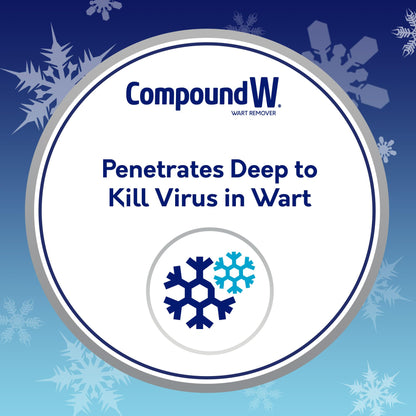 Compound W Nitro Freeze Wart Remover – Deep Freeze Treatment with 5 Replacement Tips