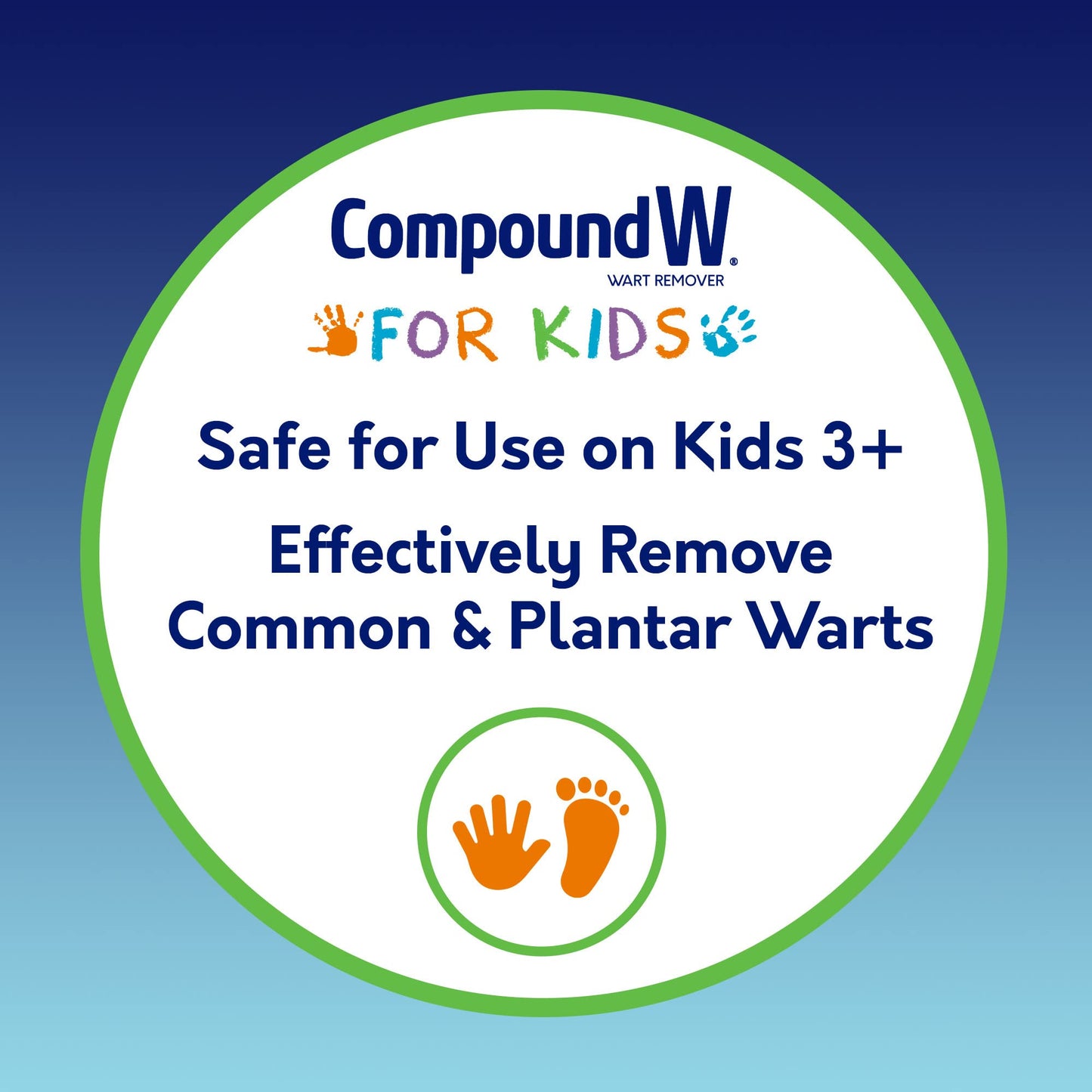 Compound W One Step Strips for Kids – 10 Medicated Wart Remover Strips, 2 Pack