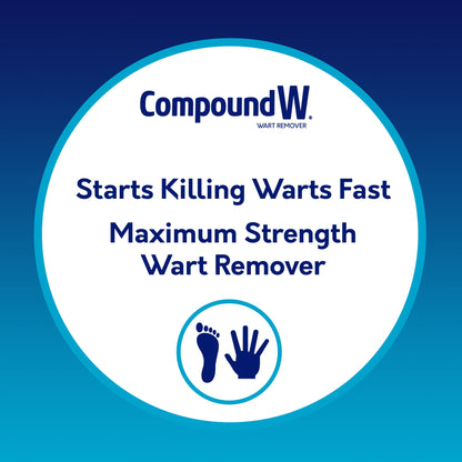 Compound W Maximum Strength Wart Remover – Fast-Acting Salicylic Acid Liquid, 0.31 Fl Oz