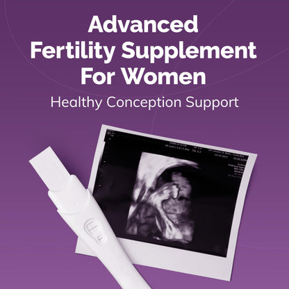 CONCEIVE PLUS Women's Fertility Support - Prenatal Multivitamin for Conception | Non-GMO, Vegan | 30 Days
