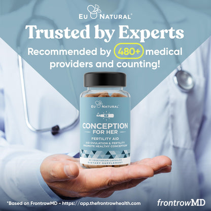 Conception Fertility Supplements for Women – Ovulation & Hormonal Balance | Prenatal Support (60 Veg Soft Capsules)
