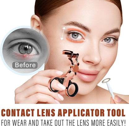 Contact Lens Applicator Tool - Rose Gold | Easy Apply/Remove for Beginners