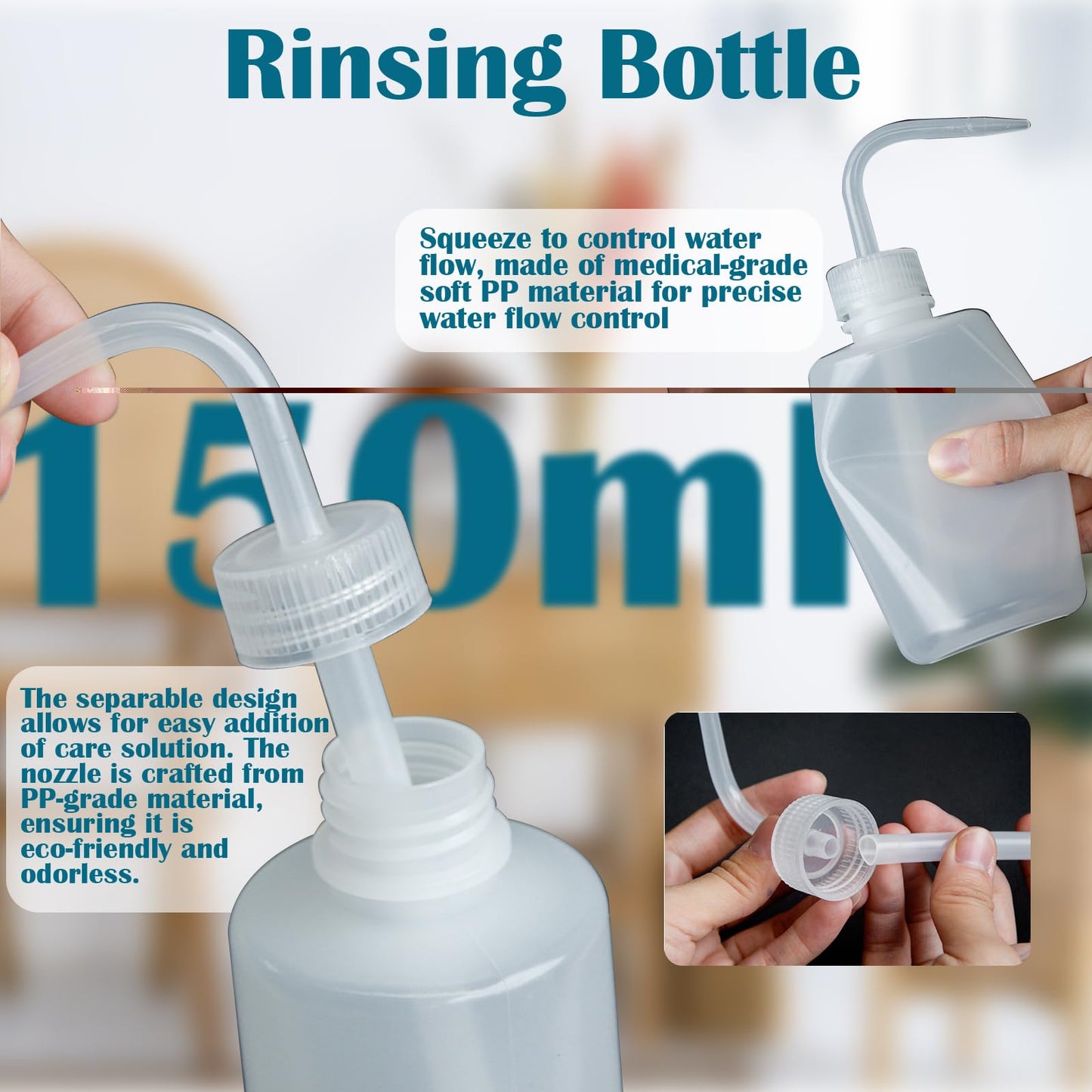Contact Lens Cleaner Tray | Rinse & Dry Case for RGP/Hard Lenses (150ml)