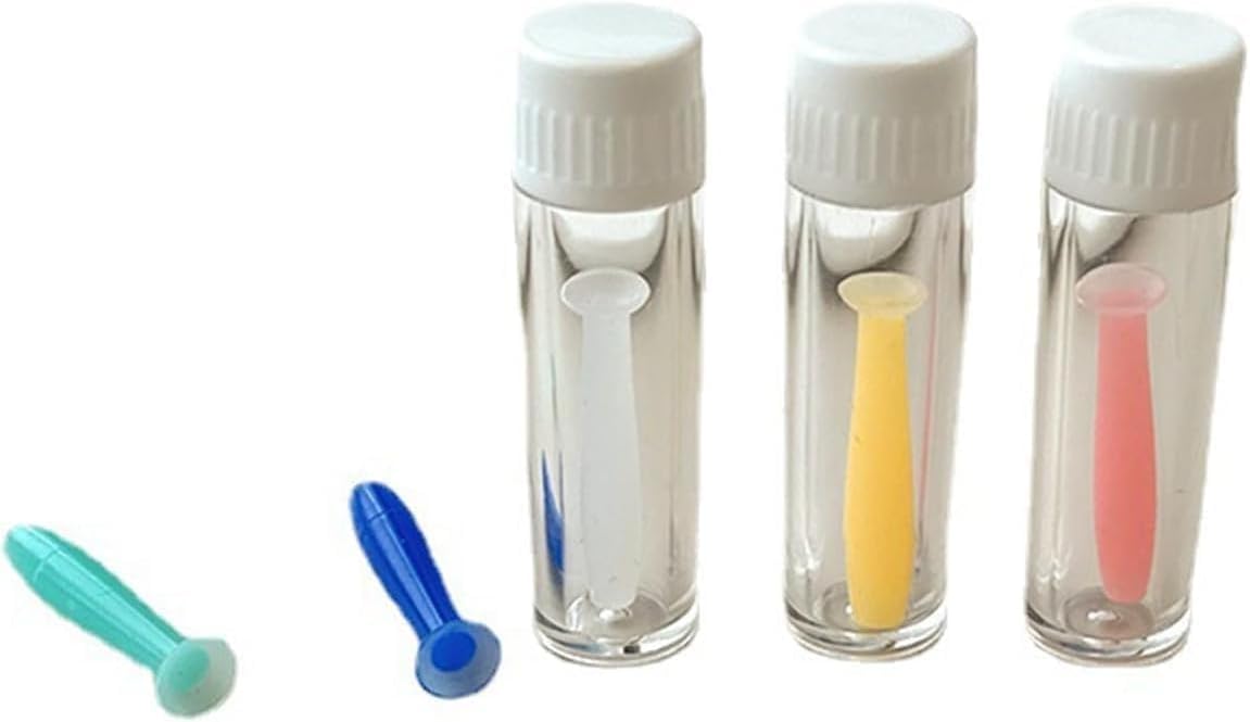 Contact Lens Insertion & Removal Tool – Soft Silicone Plunger, Multifunction (Blue)