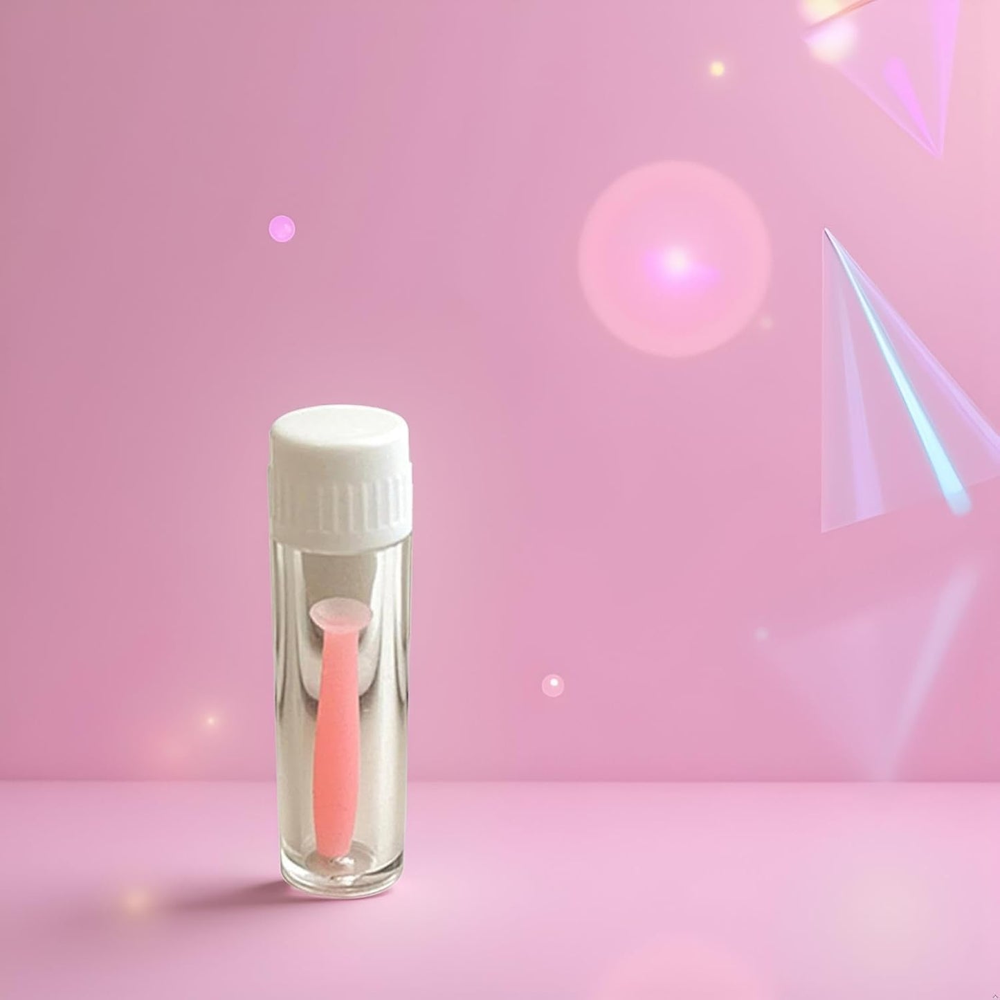 Contact Lens Insertion & Removal Tool – Soft Silicone Plunger (Red)