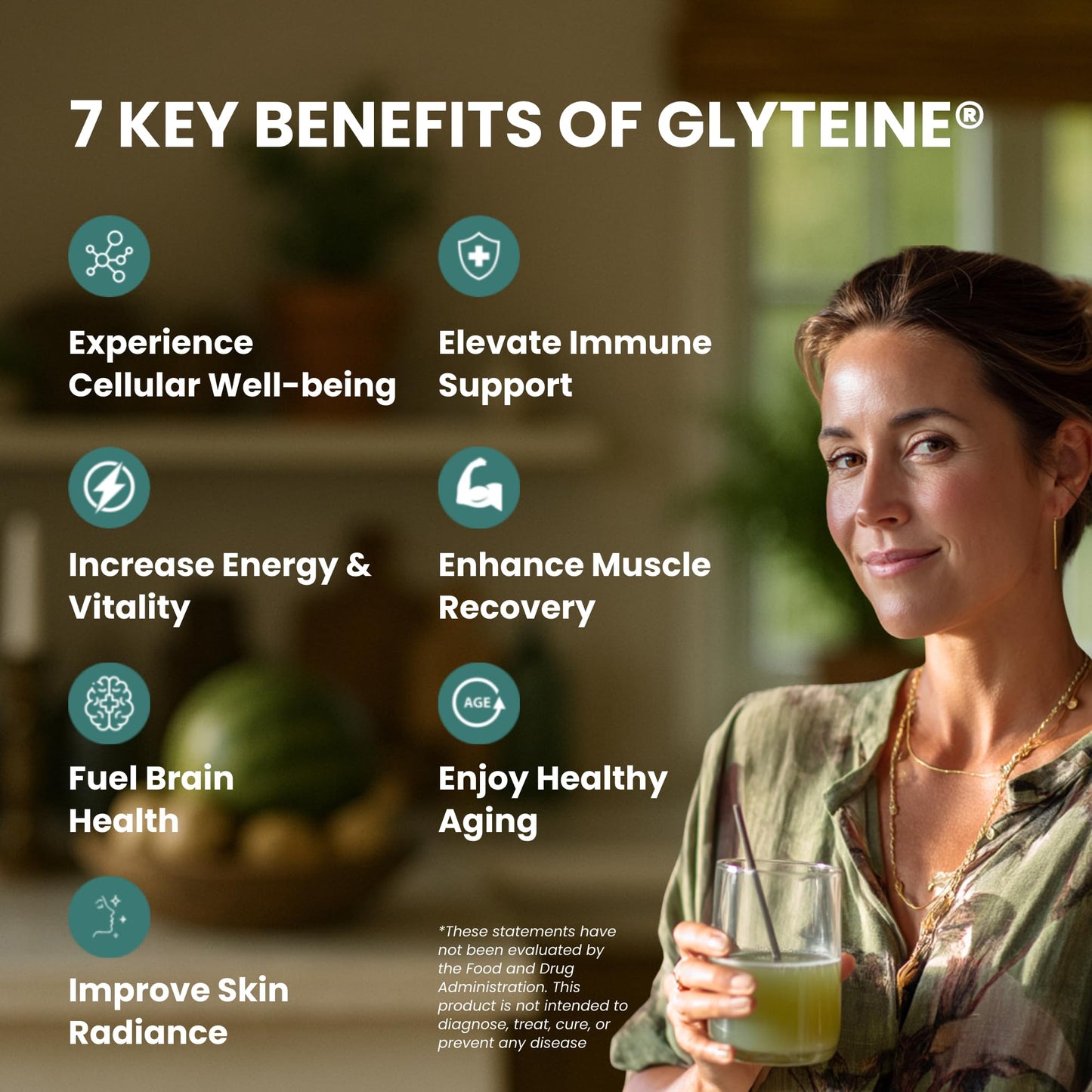 CONTINUAL G Powder - Clinically Proven Glutathione Precursor with Glyteine & Sunfiber