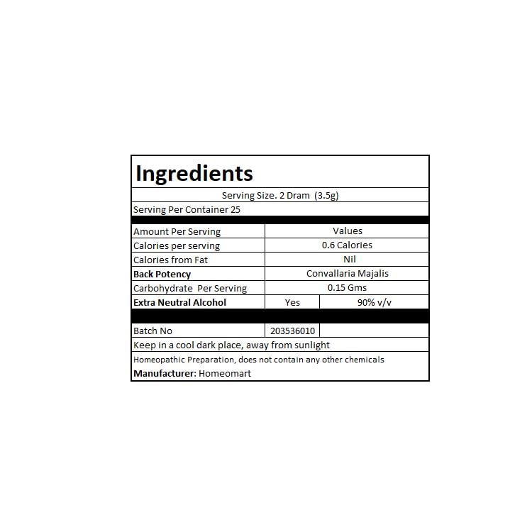 Convallaria Majalis Homeopathy Pellets 30C Potency – Pack of 3 | HomeoMart