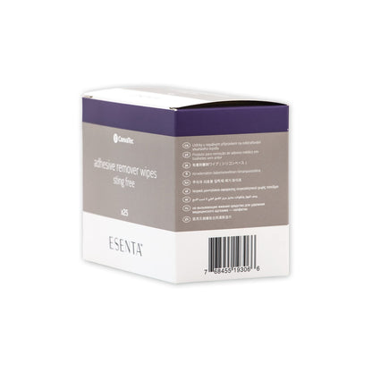 ConvaTec ESENTA Sting-Free Adhesive Remover Wipes — Alcohol-Free, Latex-Free, 25ct Pack (Case of 20)