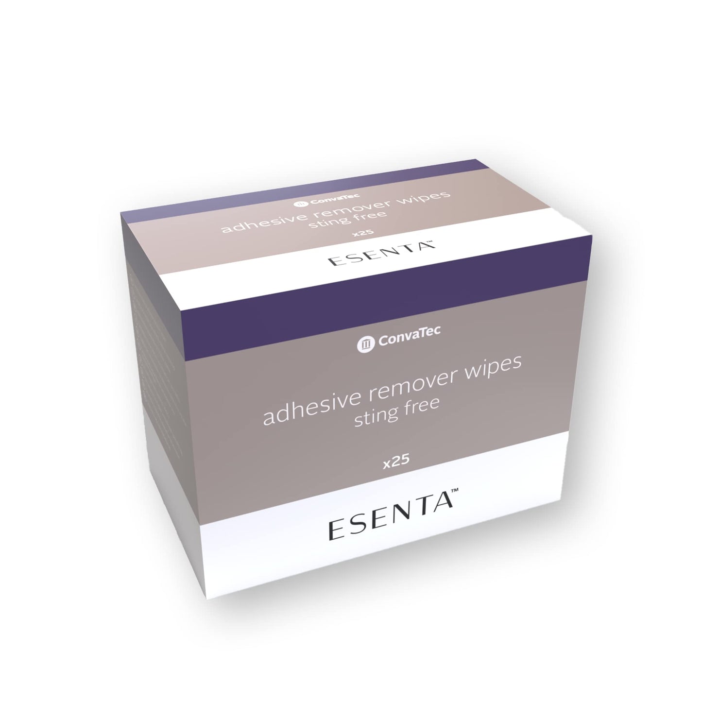 ConvaTec ESENTA Adhesive Remover Wipes – Sting-Free, Alcohol-Free, 25 Count