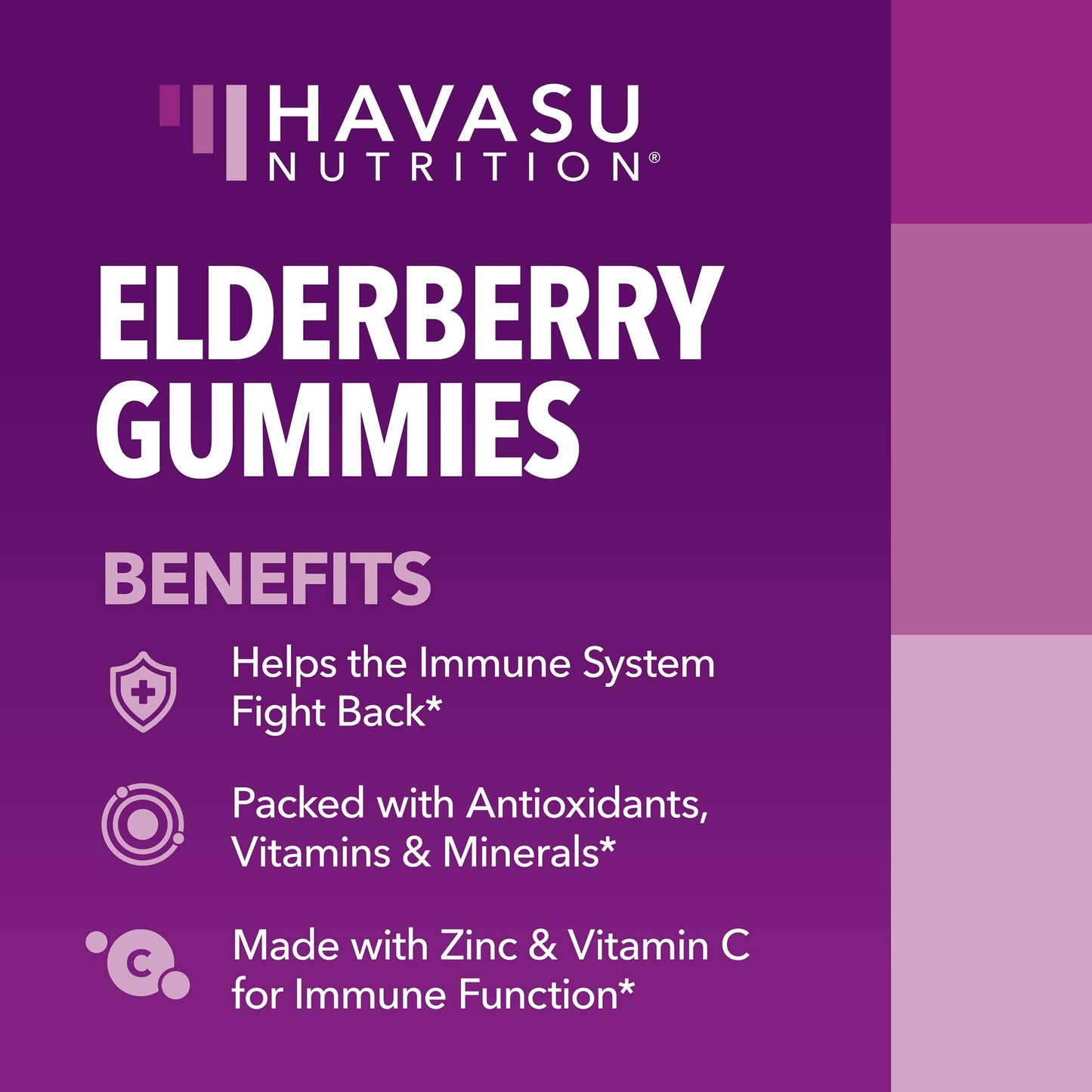 Sambucus Elderberry Gummies – Immune Support with Vitamin C & Zinc