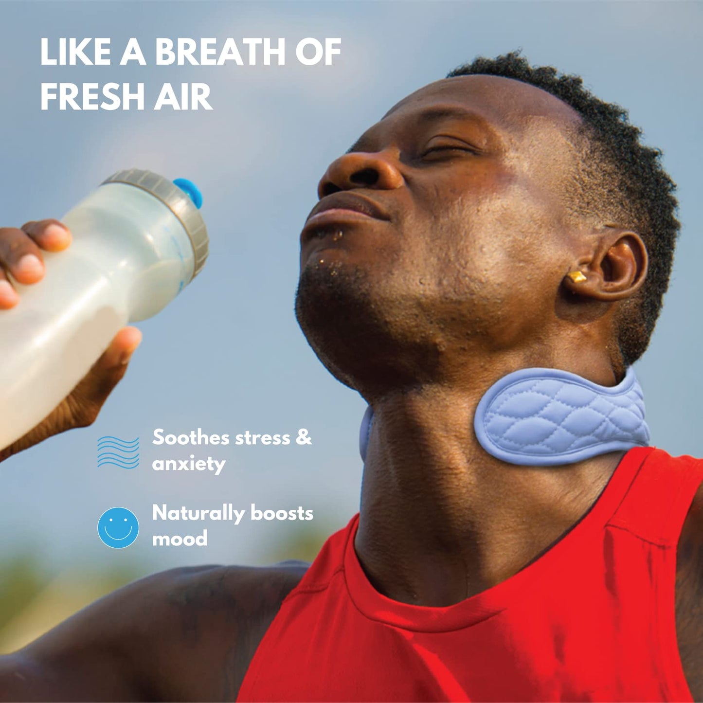 CoolCura GO Ice Therapy Device – Feng Fu Neck Wrap for Stress & Headache Relief